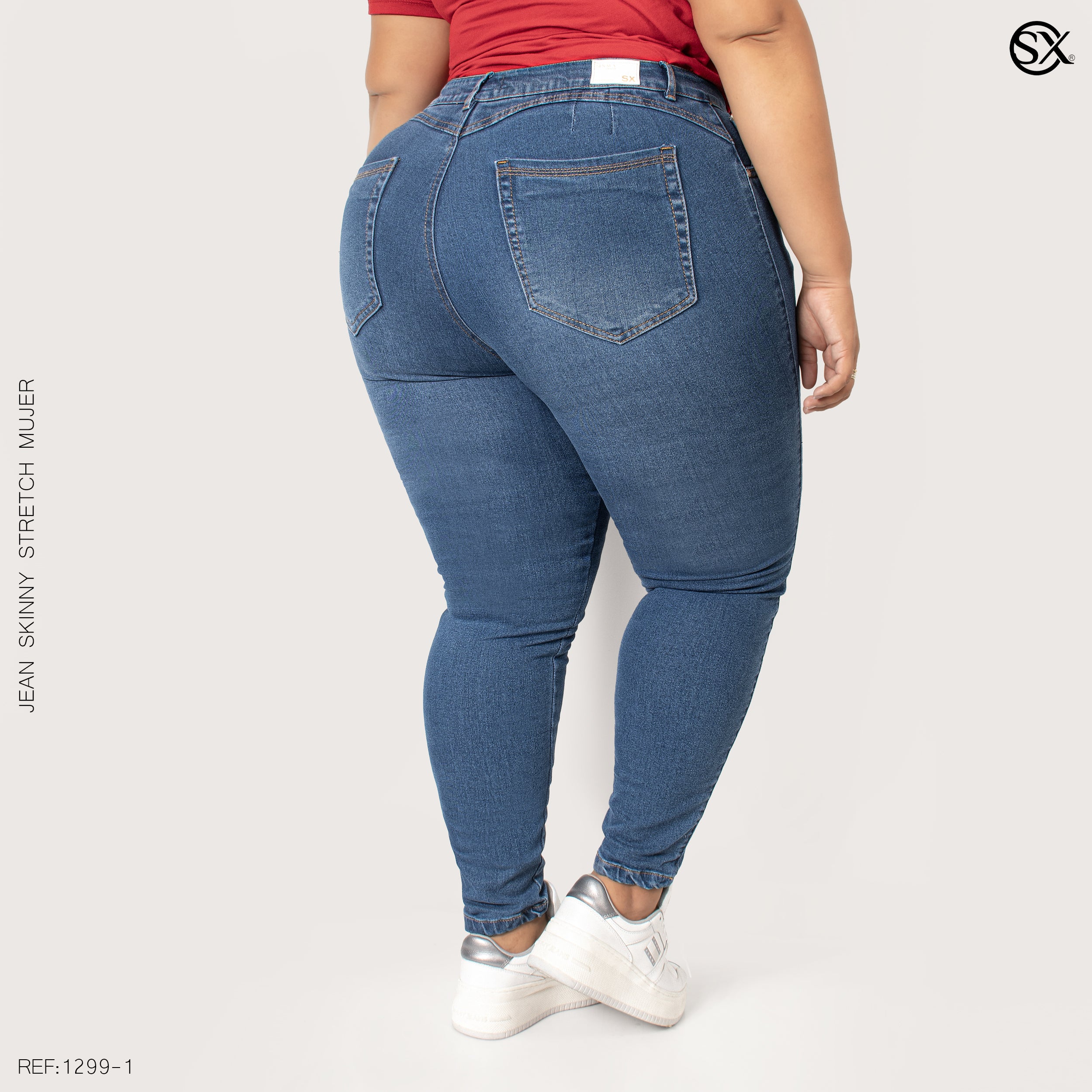 Jeans mujer Skinny plus 1299-1