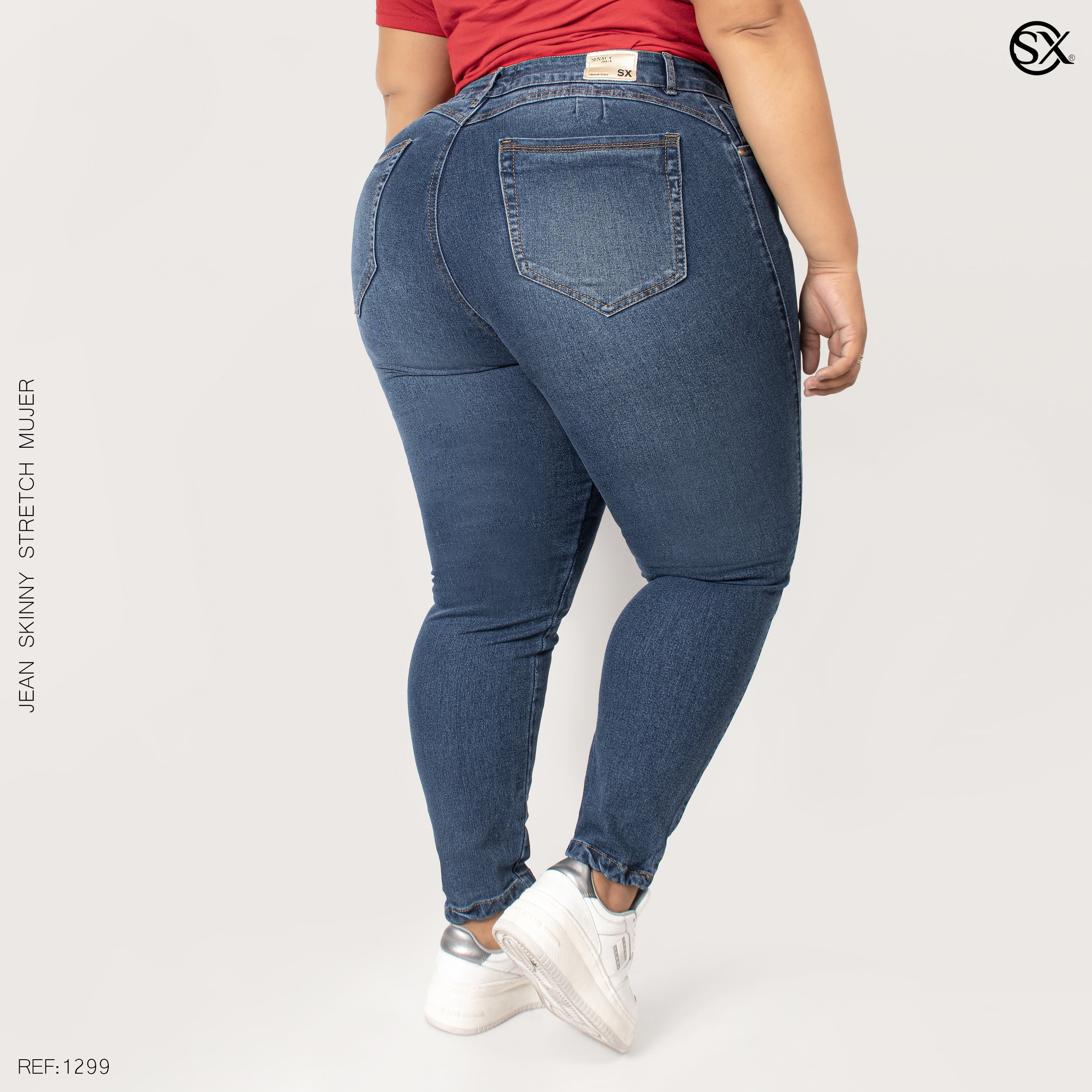 Jeans mujer Skinny plus 1299