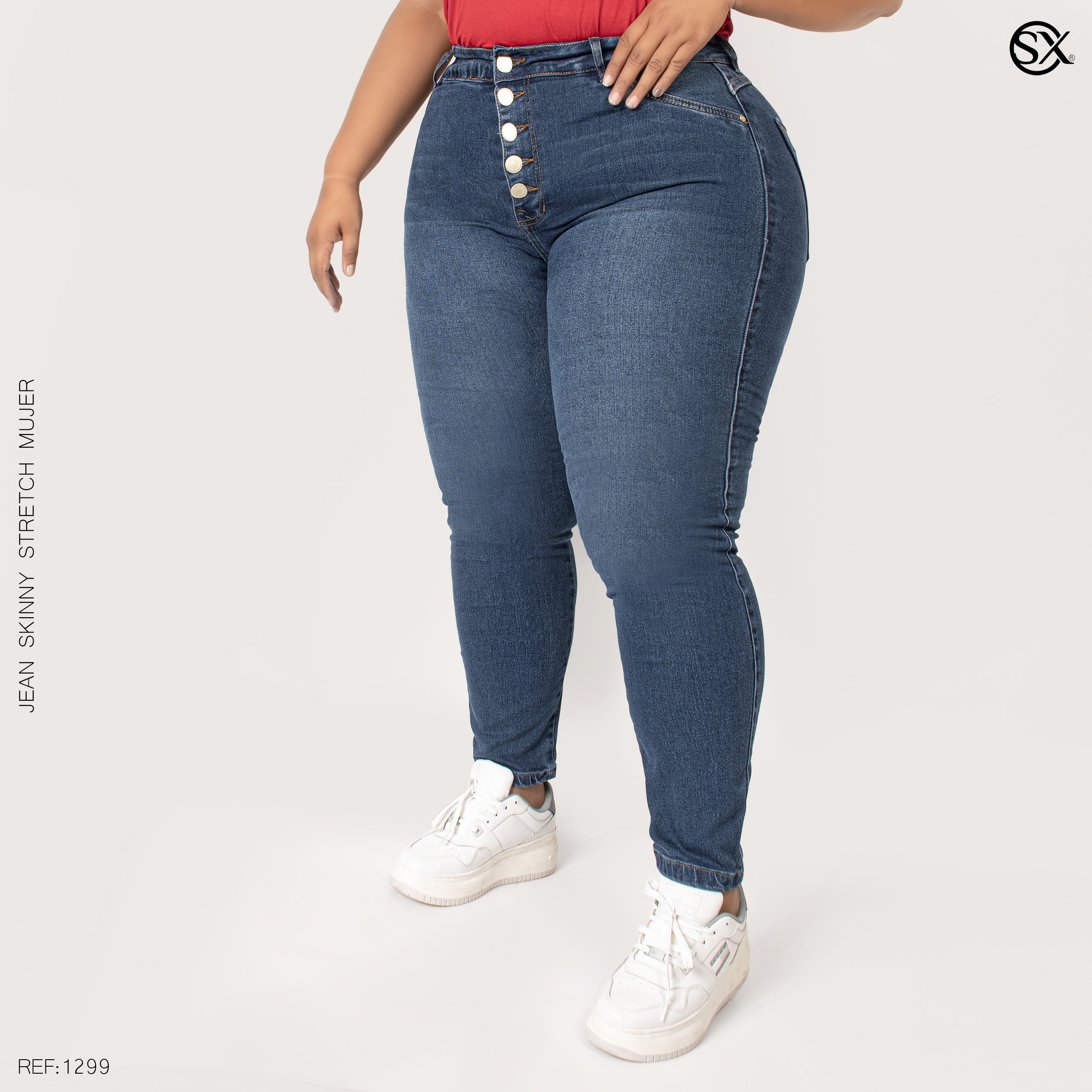 Jeans mujer Skinny plus 1299