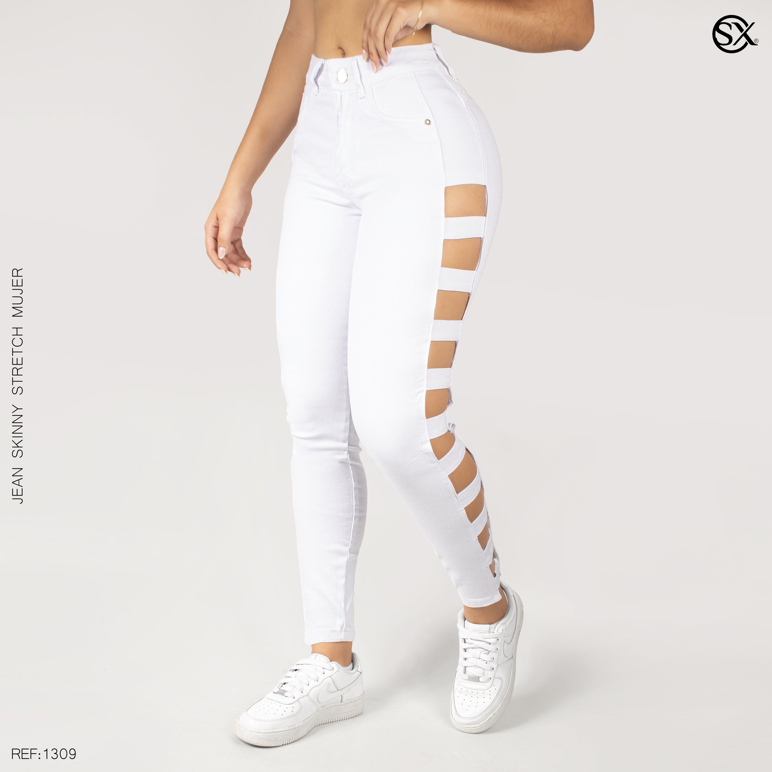 Jeans Mujer Skinny Escalera