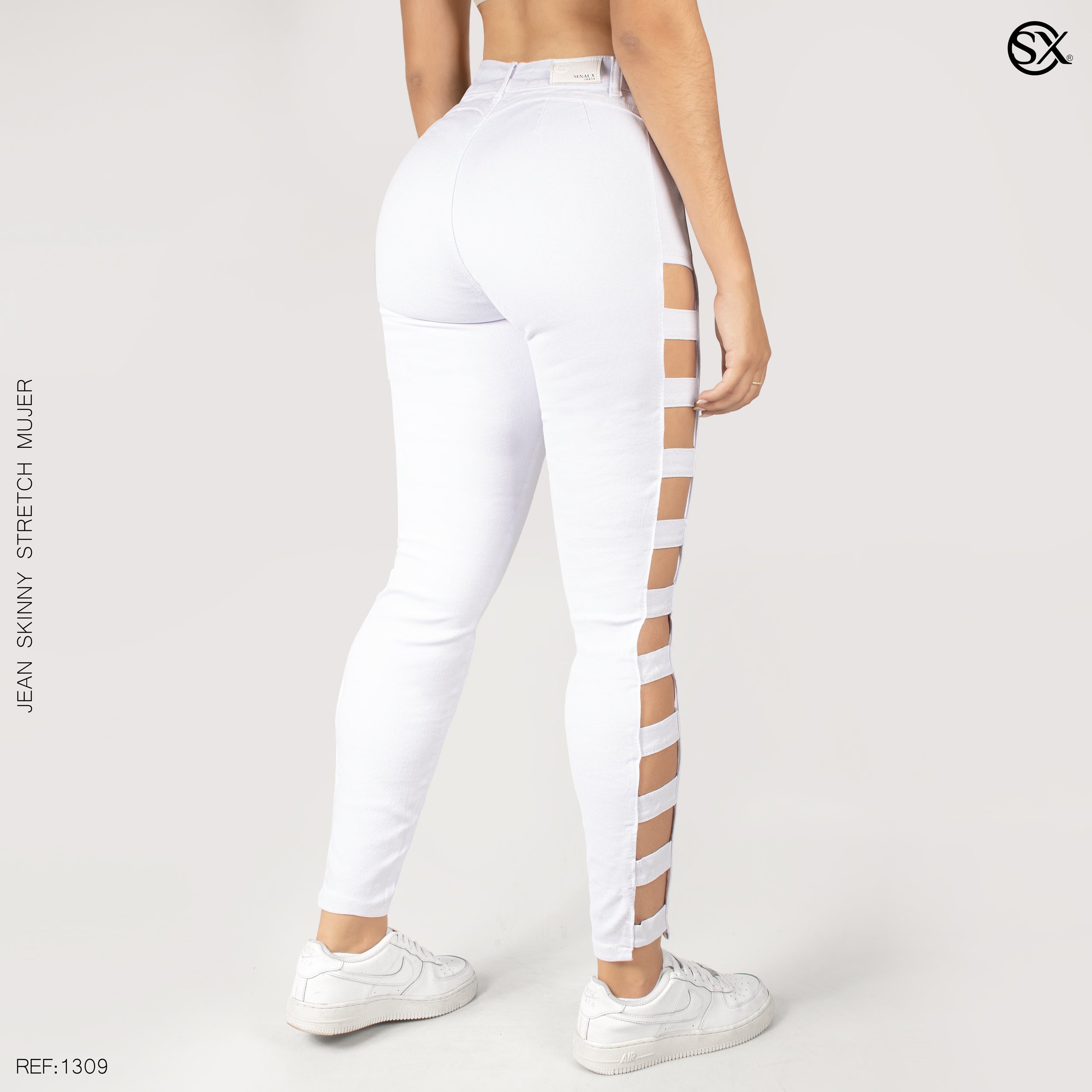 Jeans Mujer Skinny Escalera