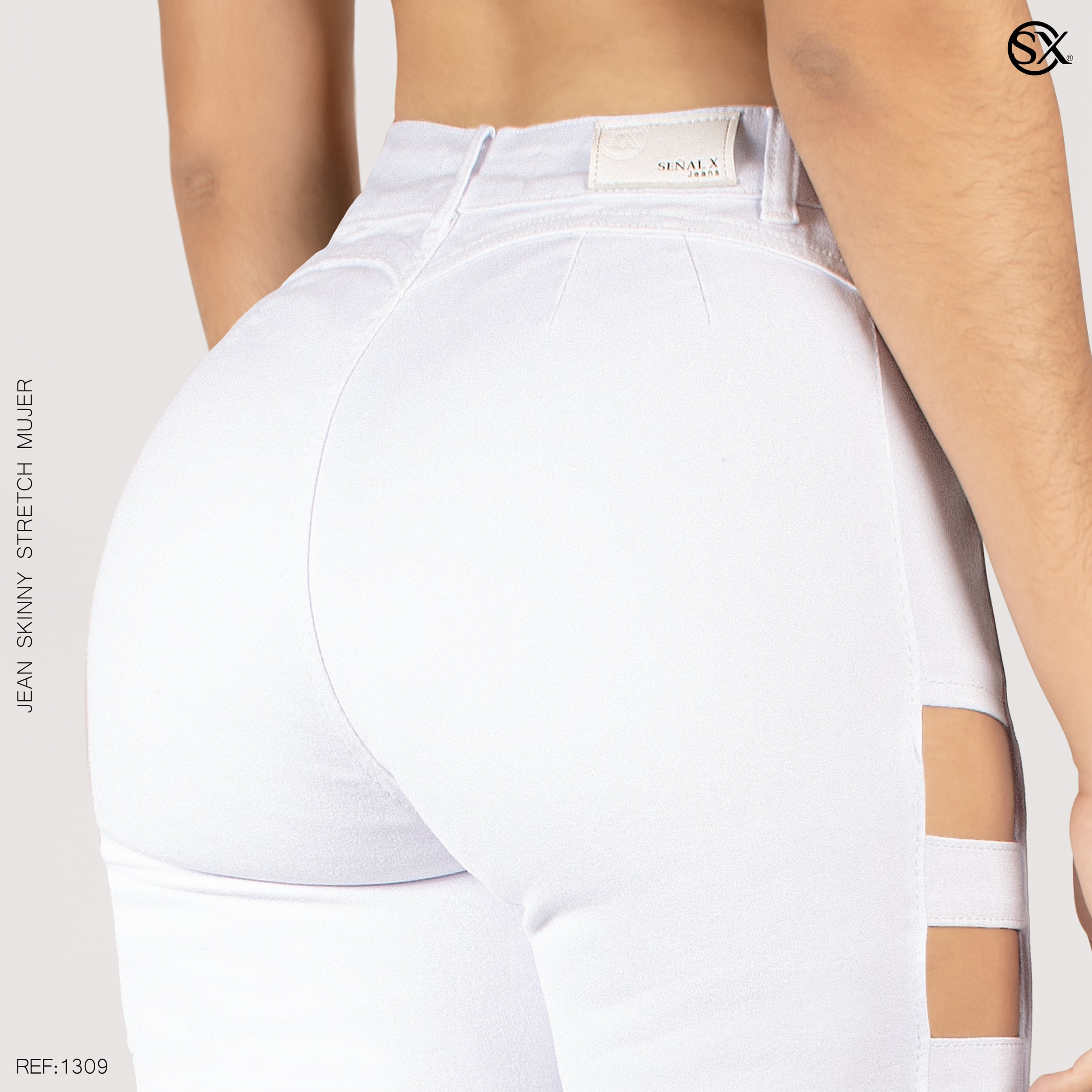 Jeans Mujer Skinny Escalera