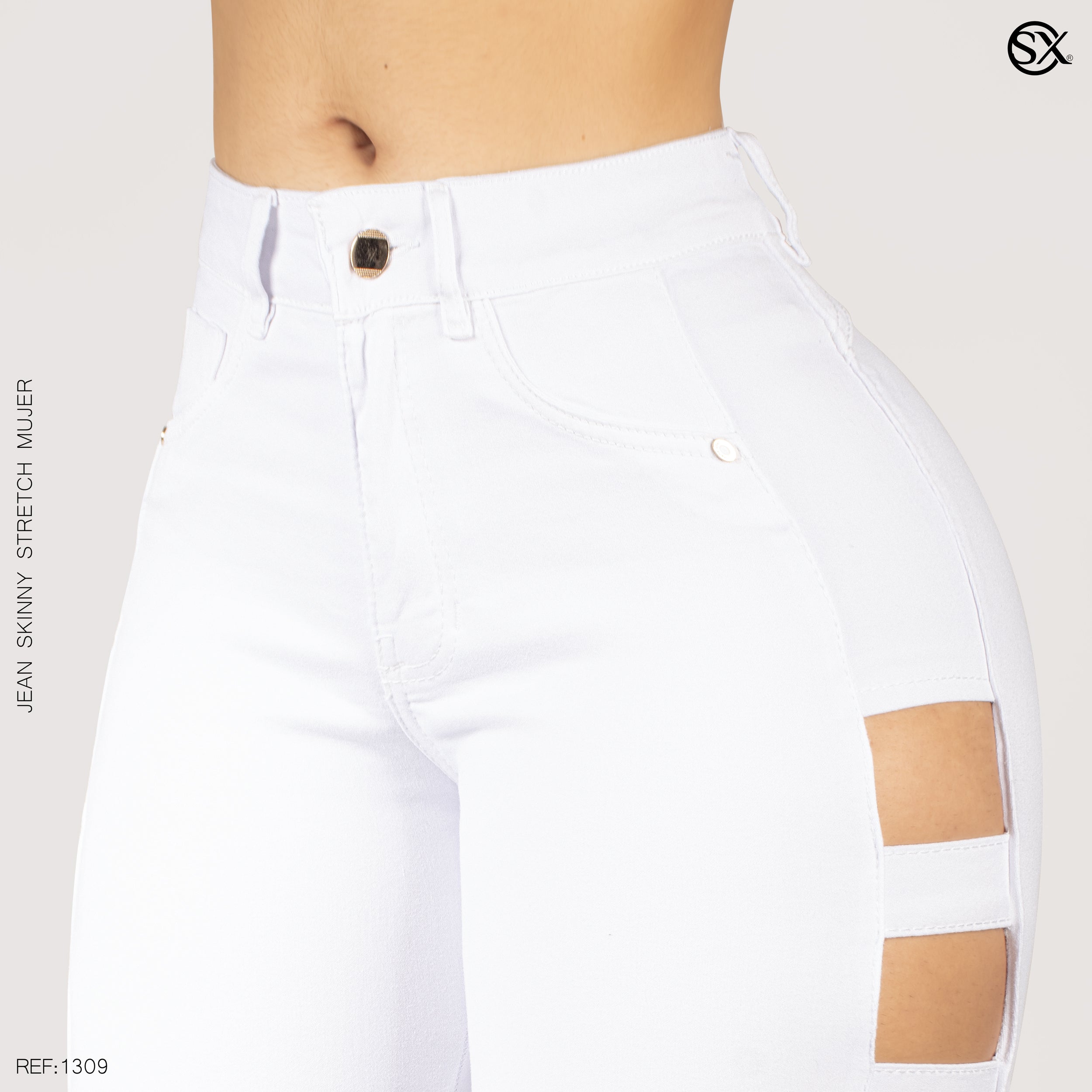Jeans Mujer Skinny Escalera