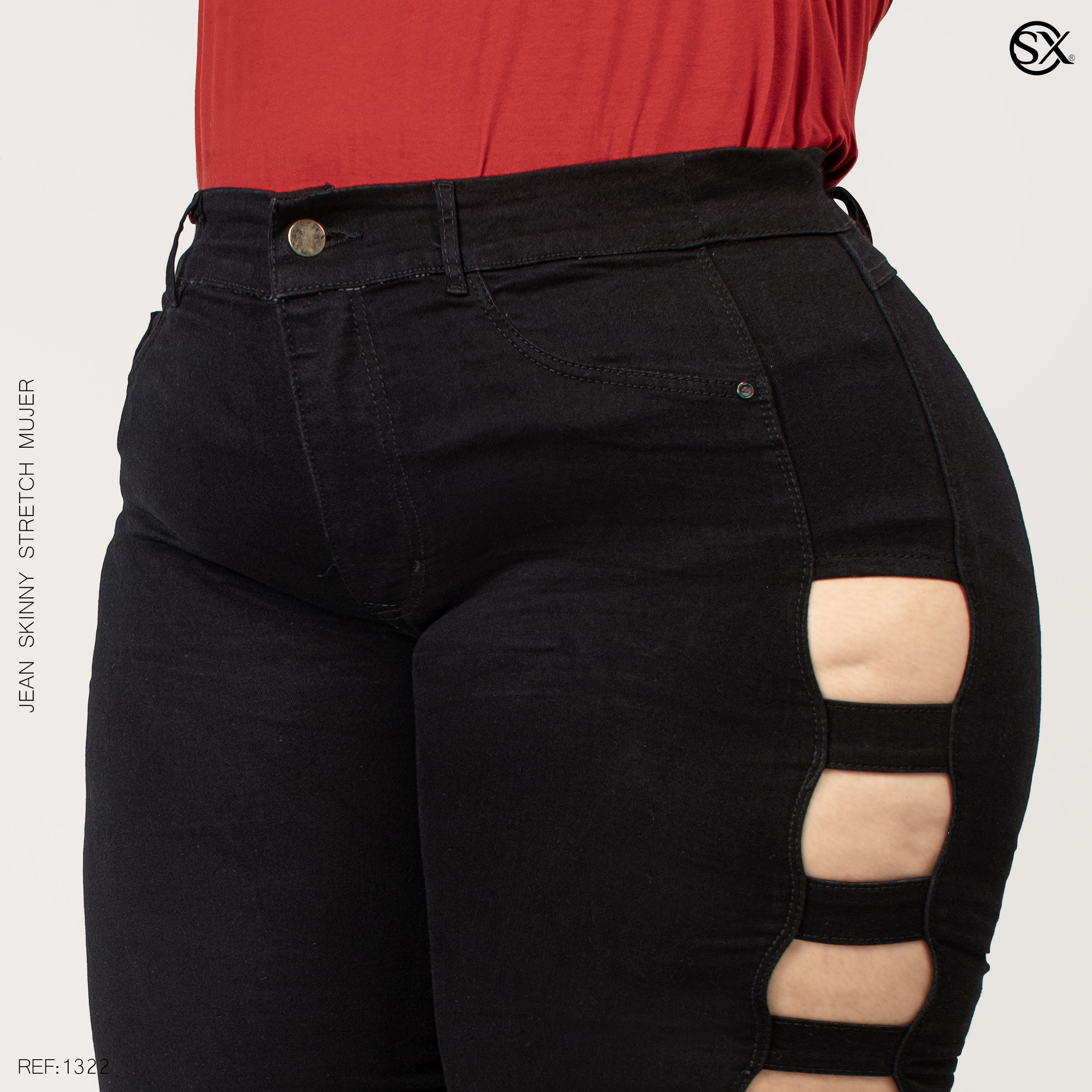 Jeans mujer Skinny plus 1322