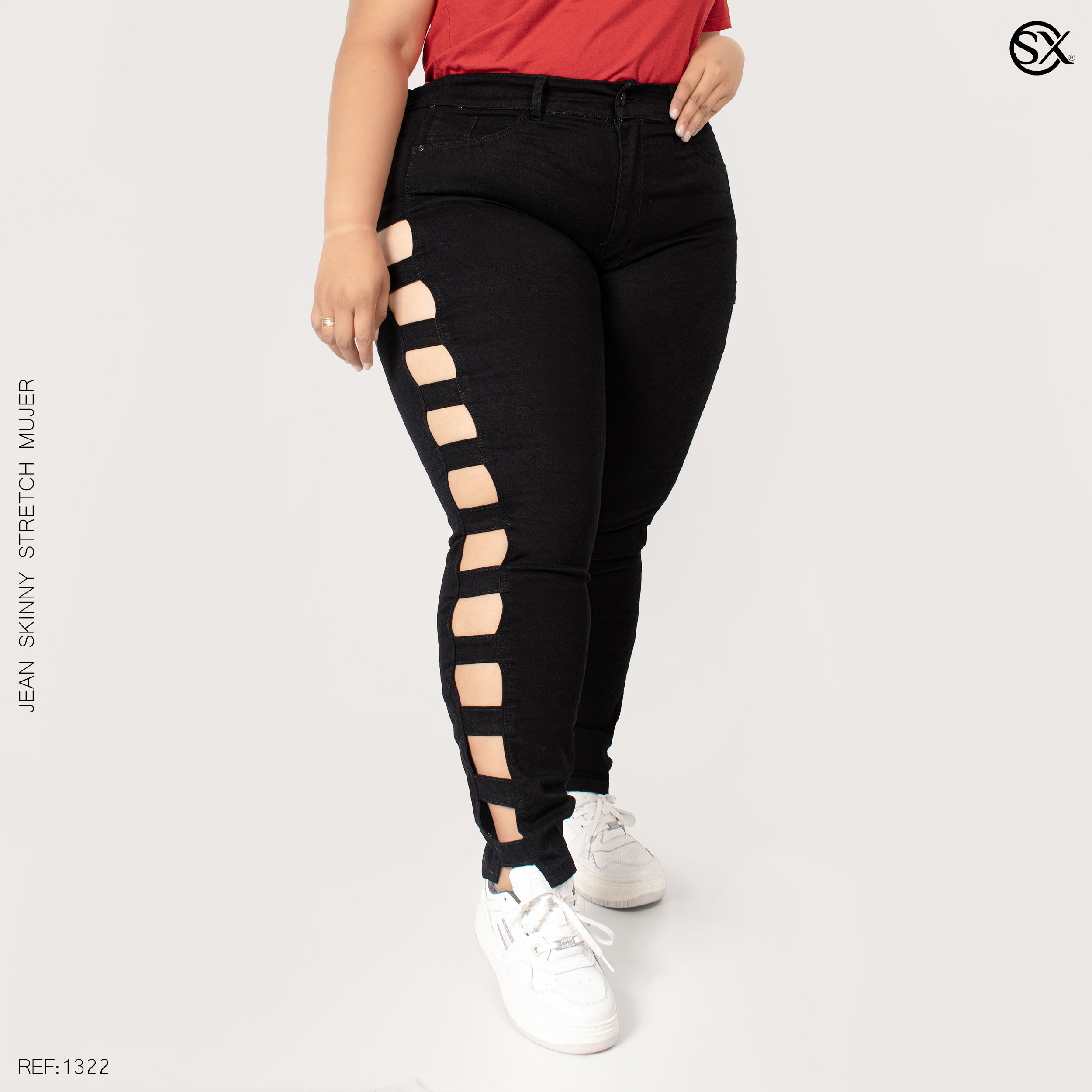 Jeans mujer Skinny plus 1322