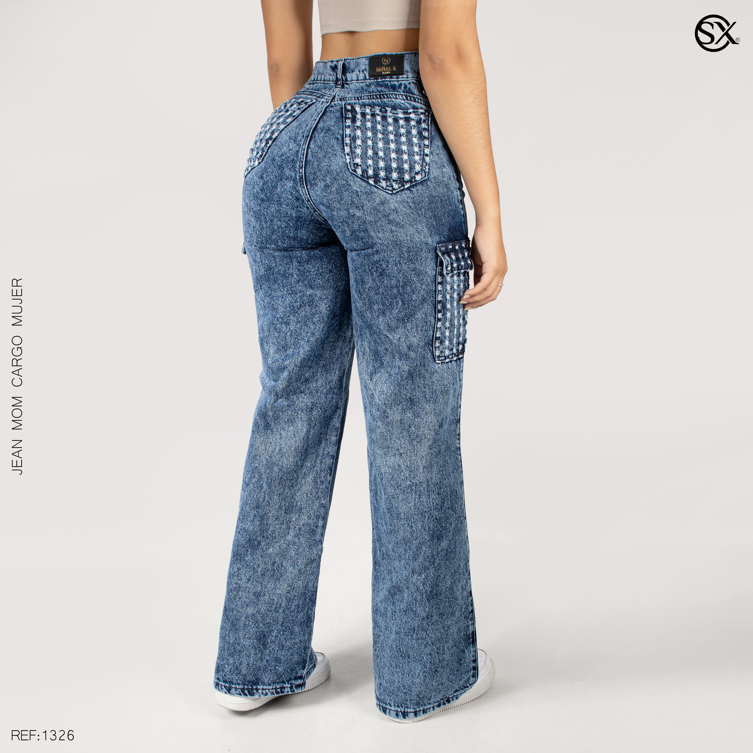 Jeans mujer Cargo 1326