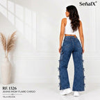 Jeans Mujer Mom FLARE 1326