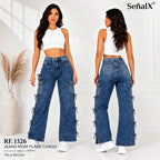 Jeans Mujer Mom FLARE 1326