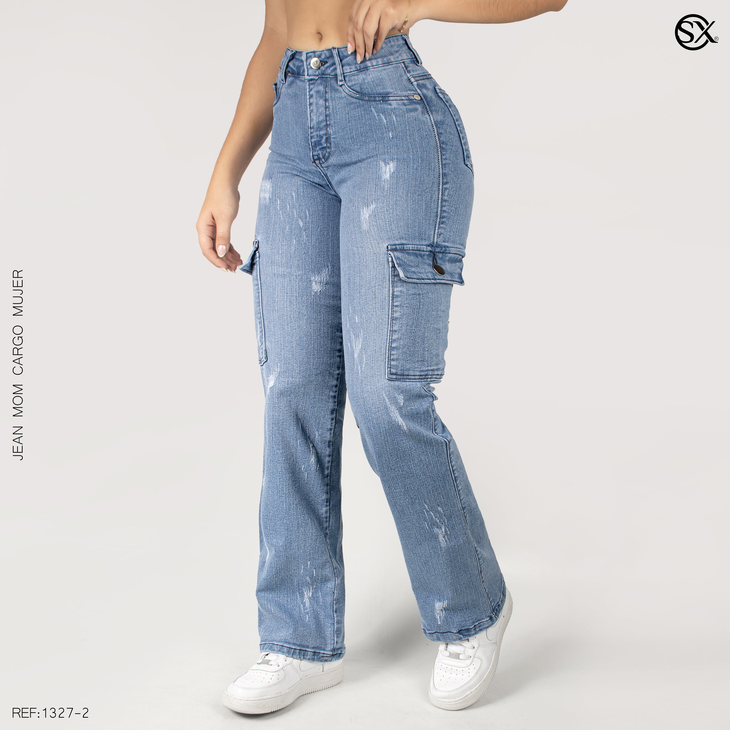 Jeans mujer Cargo 1327-2