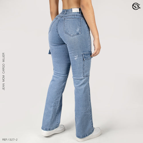 Jeans mujer Cargo 1327-2