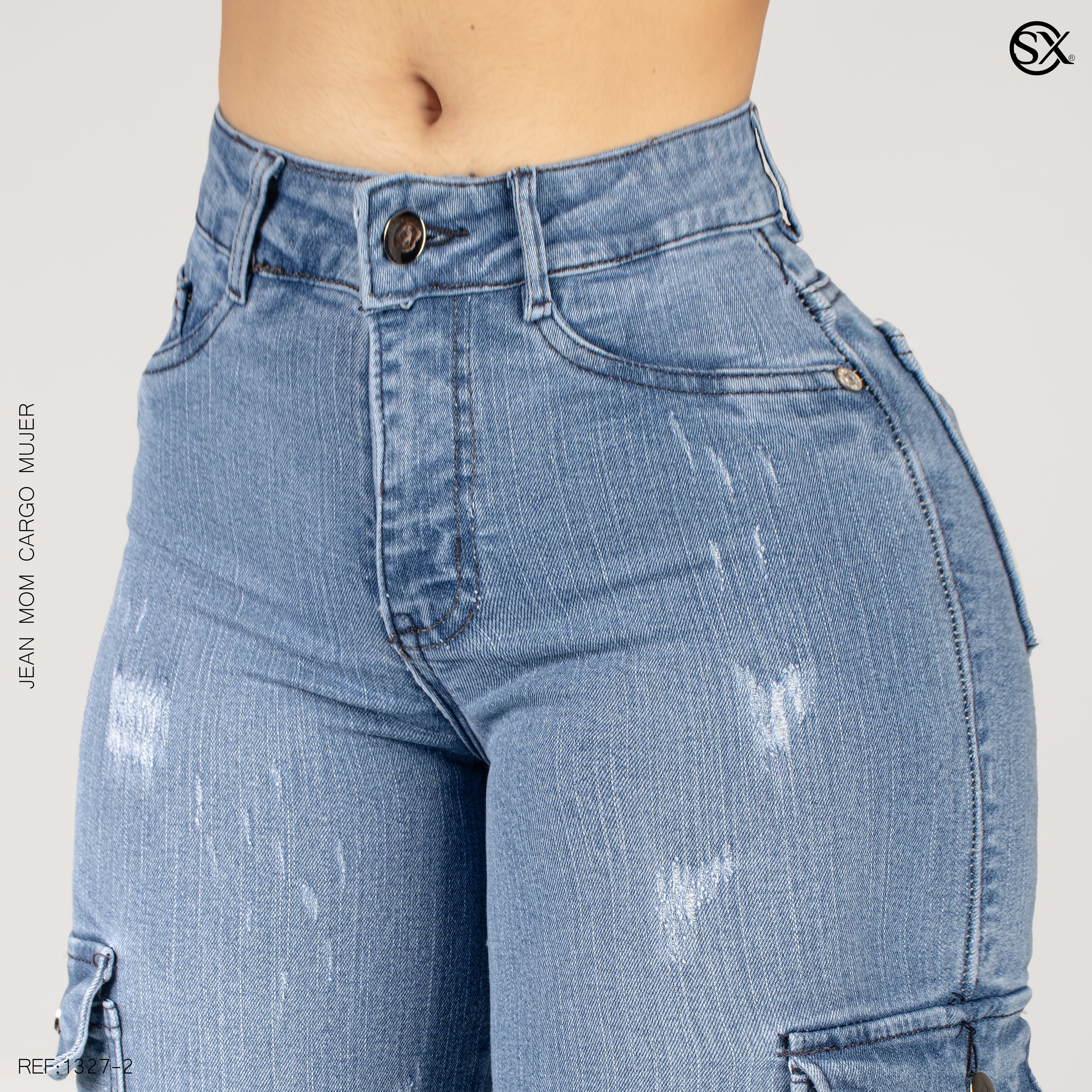 Jeans mujer Cargo 1327-2
