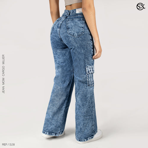 Jeans mujer Cargo 1328