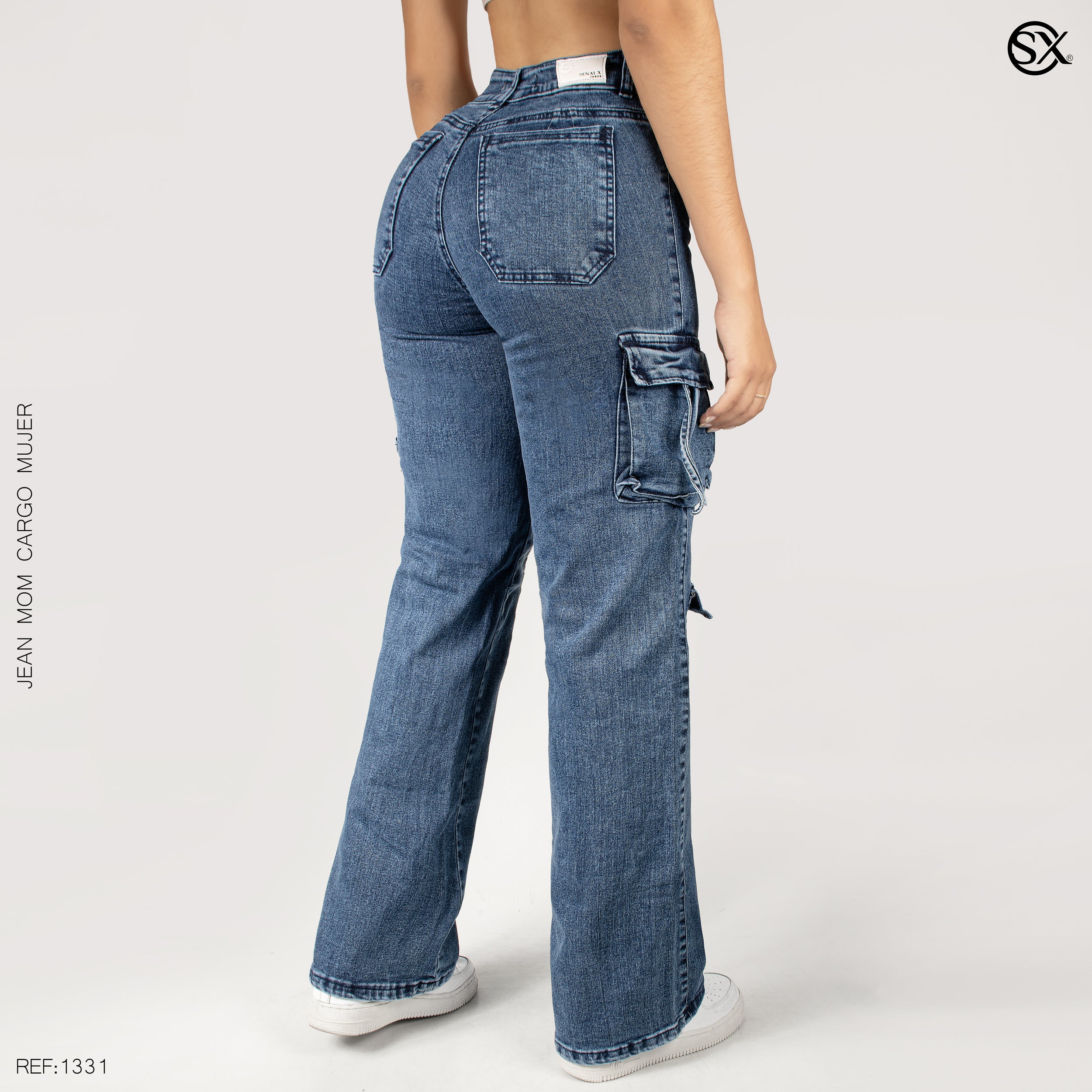 Jeans mujer Cargo 1331