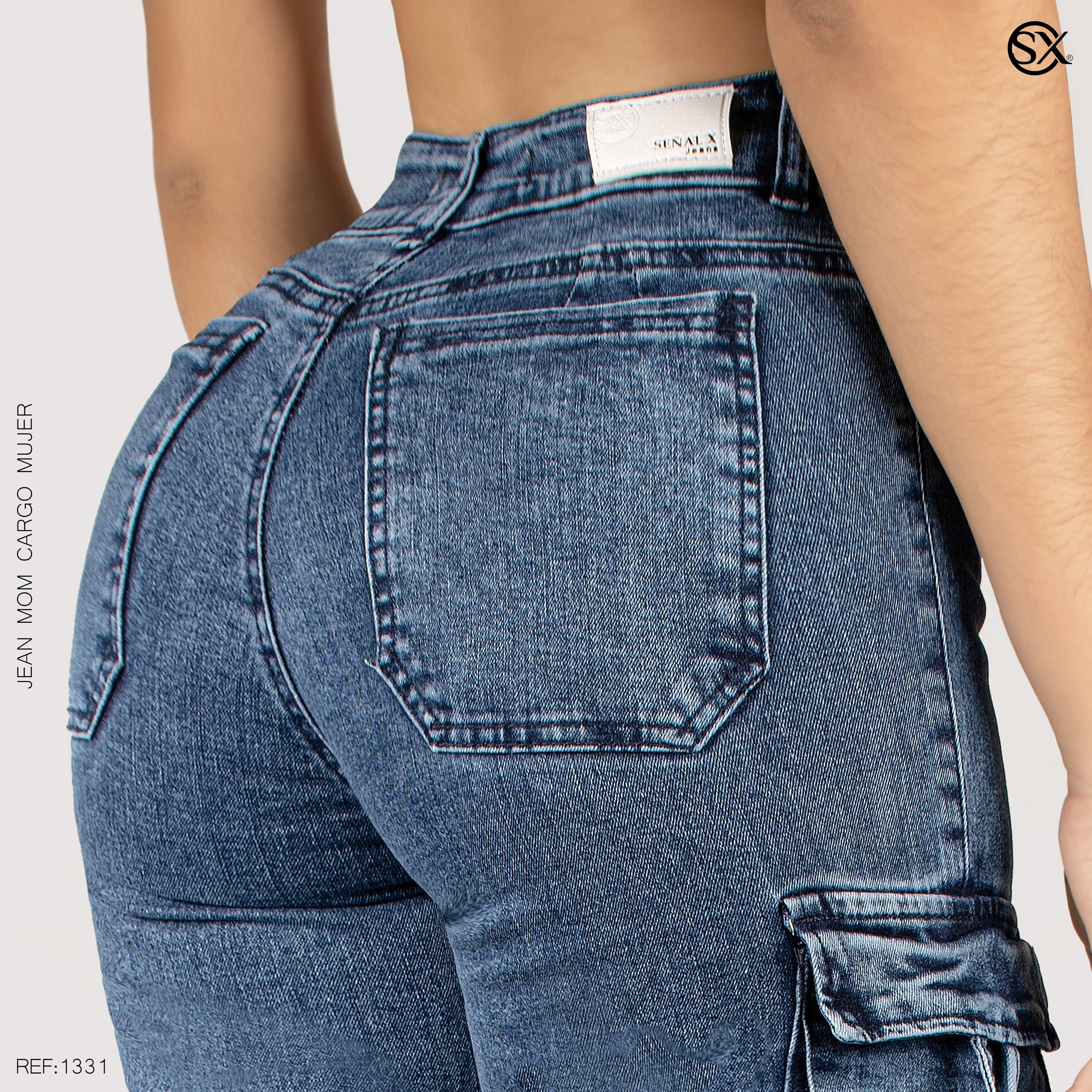 Jeans mujer Cargo 1331