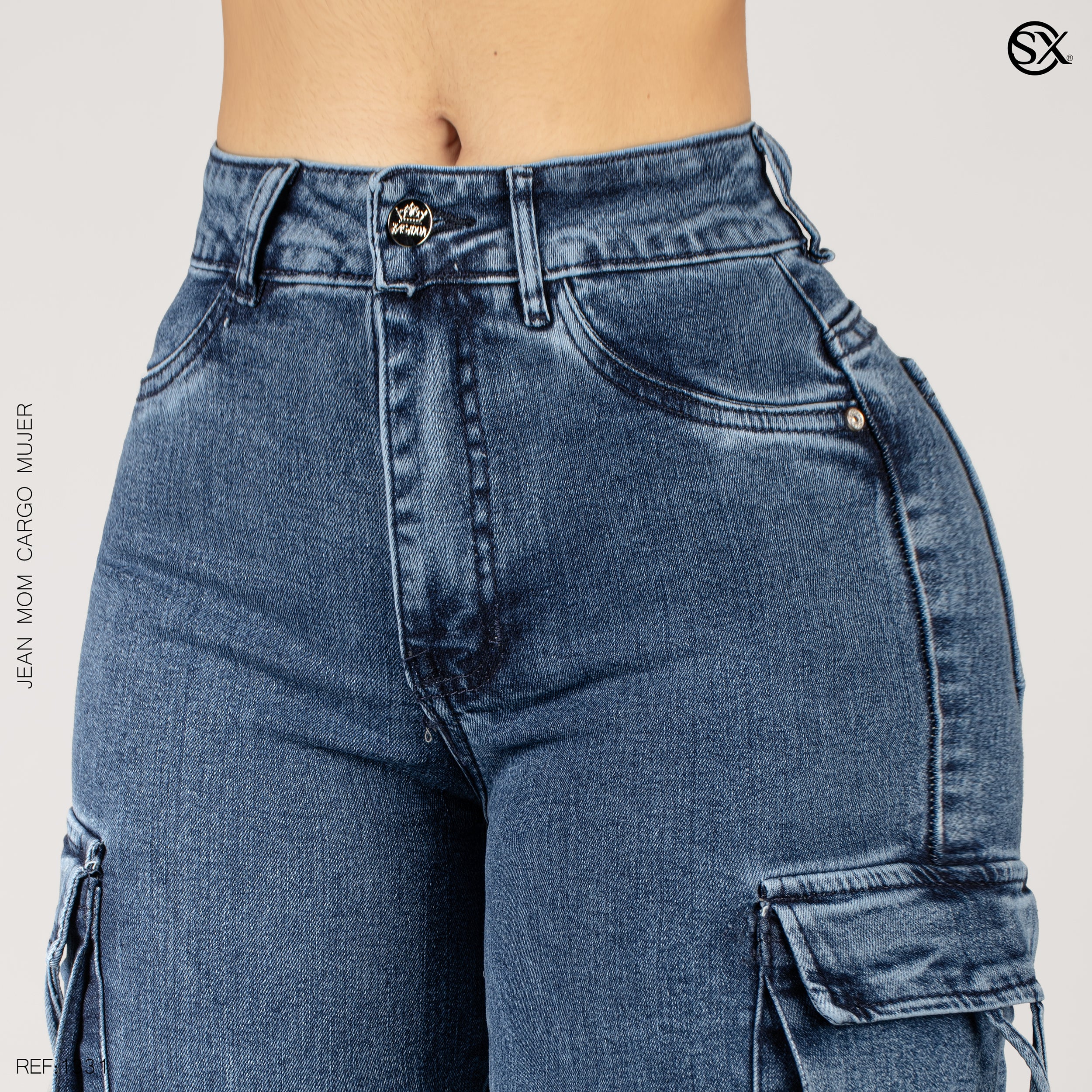 Jeans mujer Cargo 1331