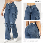 Jeans mujer Cargo 1331