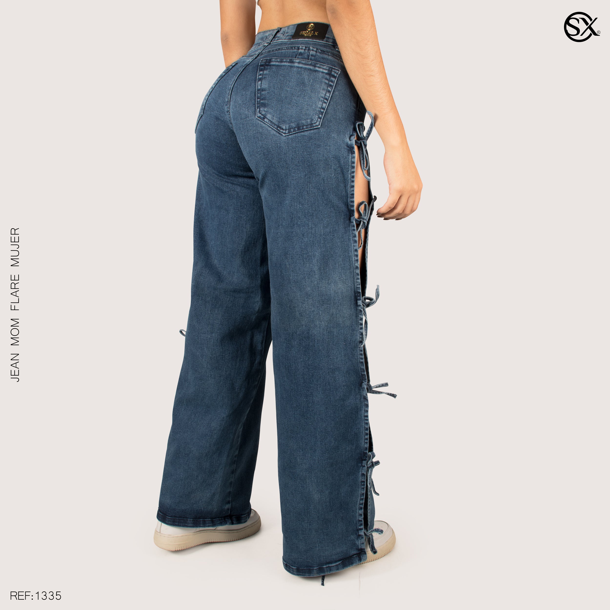 Jeans mujer Mom Flare 1335