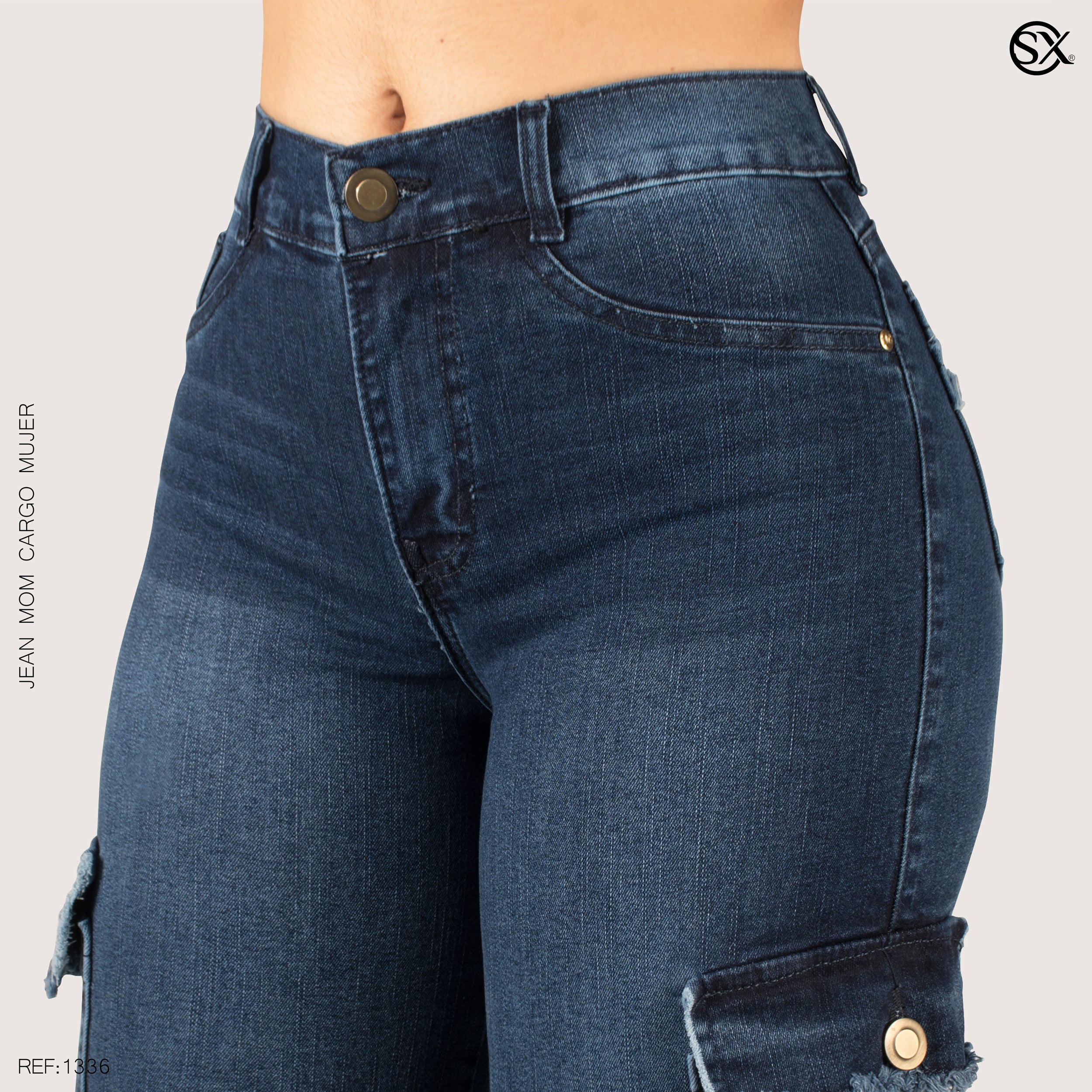 Jeans mujer Cargo 1336