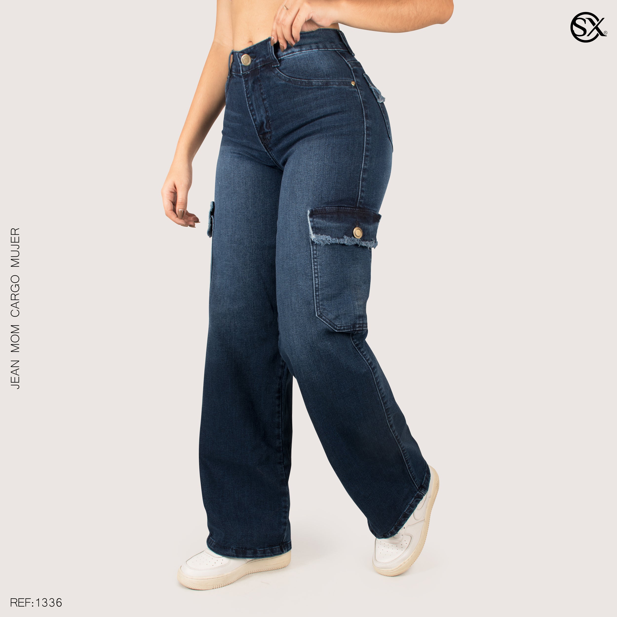 Jeans mujer Cargo 1336