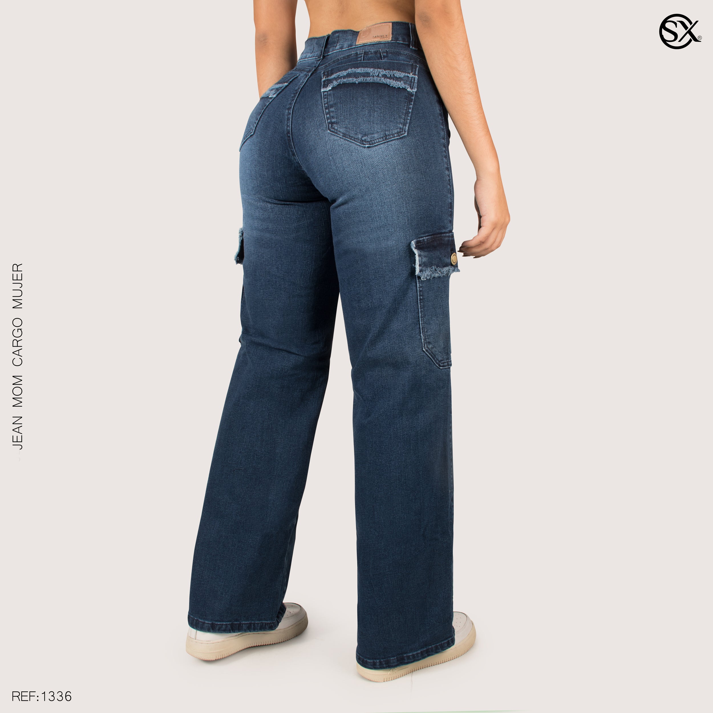 Jeans mujer Cargo 1336