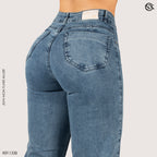 Jeans mujer Mom Flare 1338