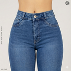 Jeans mujer Mom Flare 1342