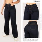 Jeans mujer Mom Flare 1343