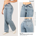 Jeans mujer Mom Flare 1344