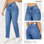 Jeans Mujer Mom Fit 1346-1