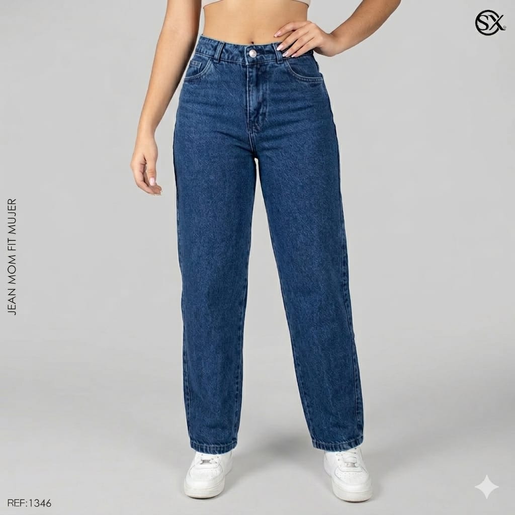Jeans Mujer Mom Fit 1346