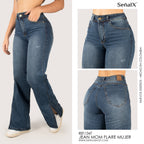 Jeans mujer Mom Flare 1347