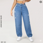 Jeans Mujer Baggy 1351