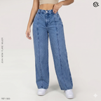 Jeans mujer Mom Flare 1353