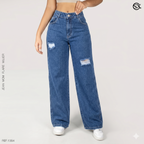 Jeans Mujer Mom Flare 1354