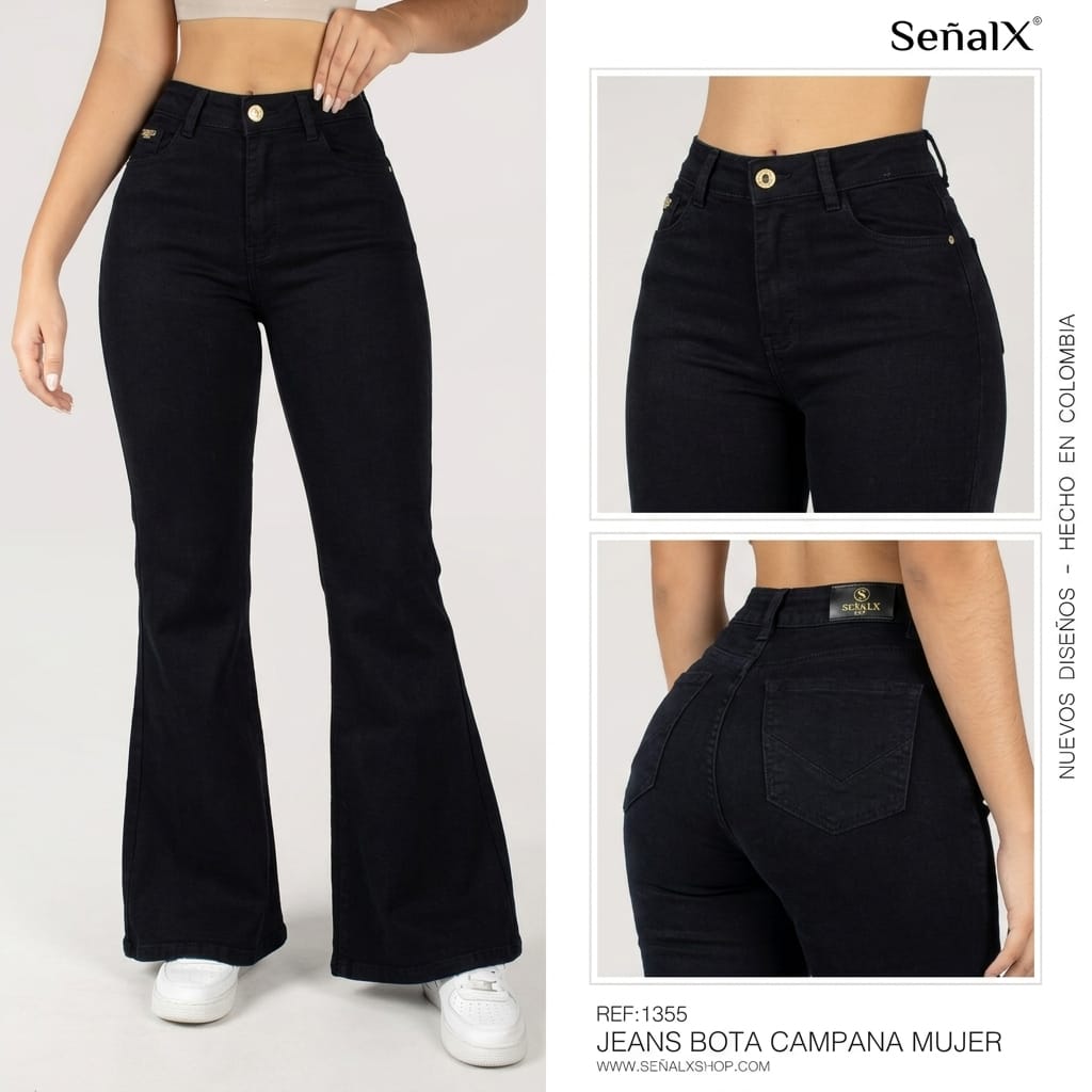 Jeans Mujer Bota Campana 1355