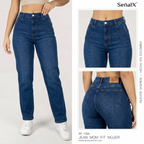 Jeans Mujer Mom Fit 1356