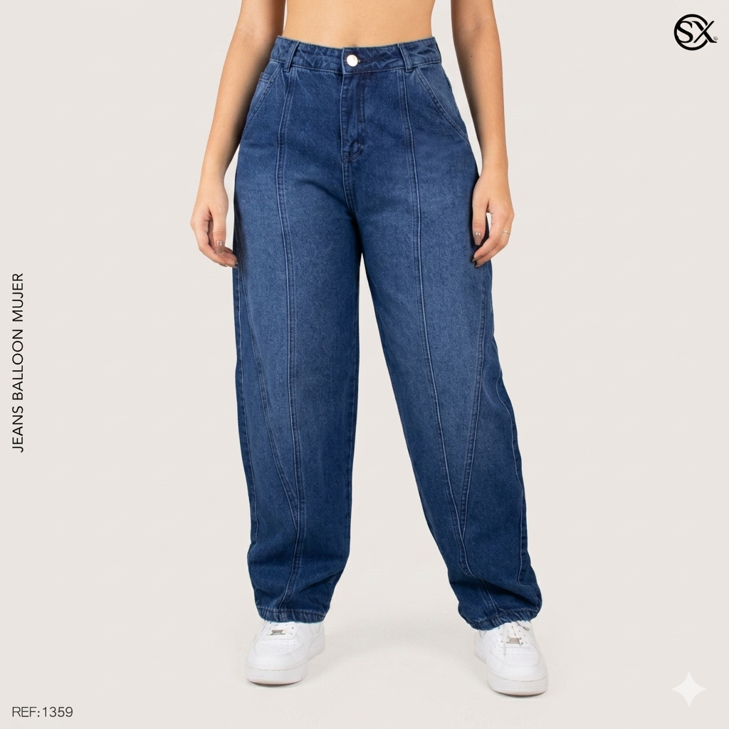 Jeans Mujer Balloon RF 1359