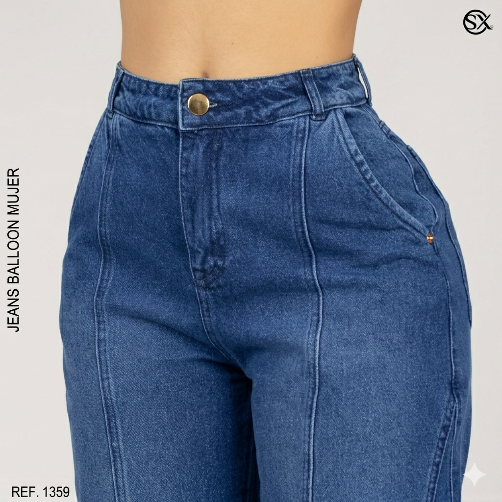 Jeans Mujer Balloon RF 1359