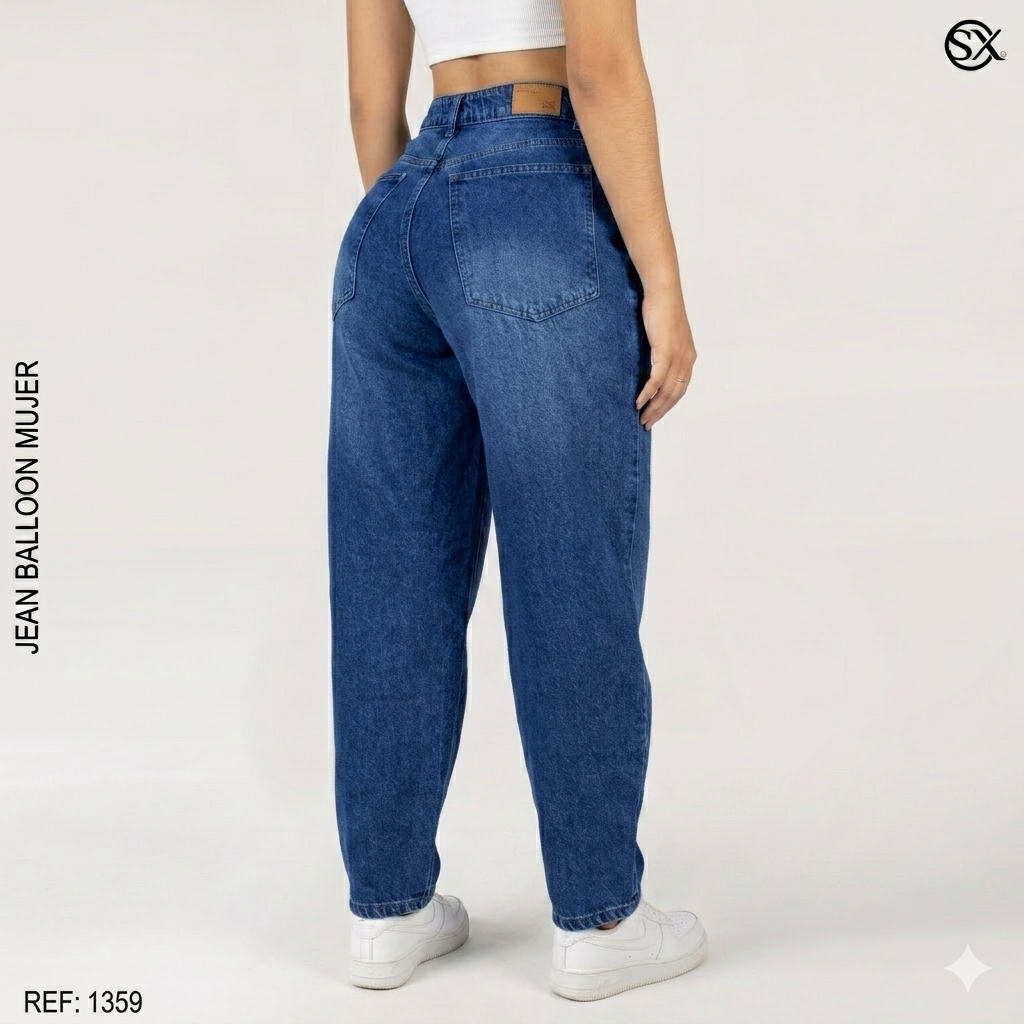 Jeans Mujer Balloon RF 1359