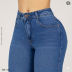 Jeans Mujer Mom Flare 1361