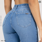 Jeans mujer Mom Flare 1362