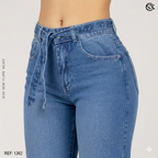 Jeans mujer Mom Flare 1362