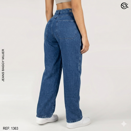 Jeans Mujer Baggy 1363