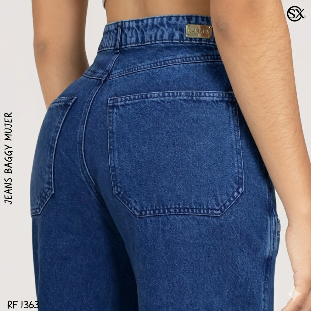 Jeans Mujer Baggy 1363