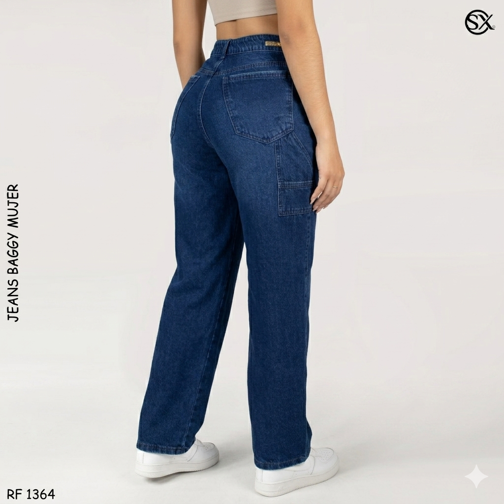Jeans Mujer Baggy 1364
