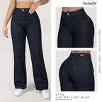 Jeans mujer Mom Flare 1365