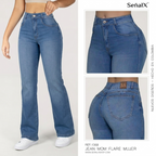 Jeans Mujer Mom Flare 1368