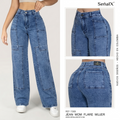 Jeans Mujer Mom Flare 1369