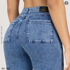 Jeans Mujer Mom Flare 1369