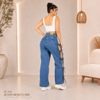 Jeans Mujer Mom FLARE 1370